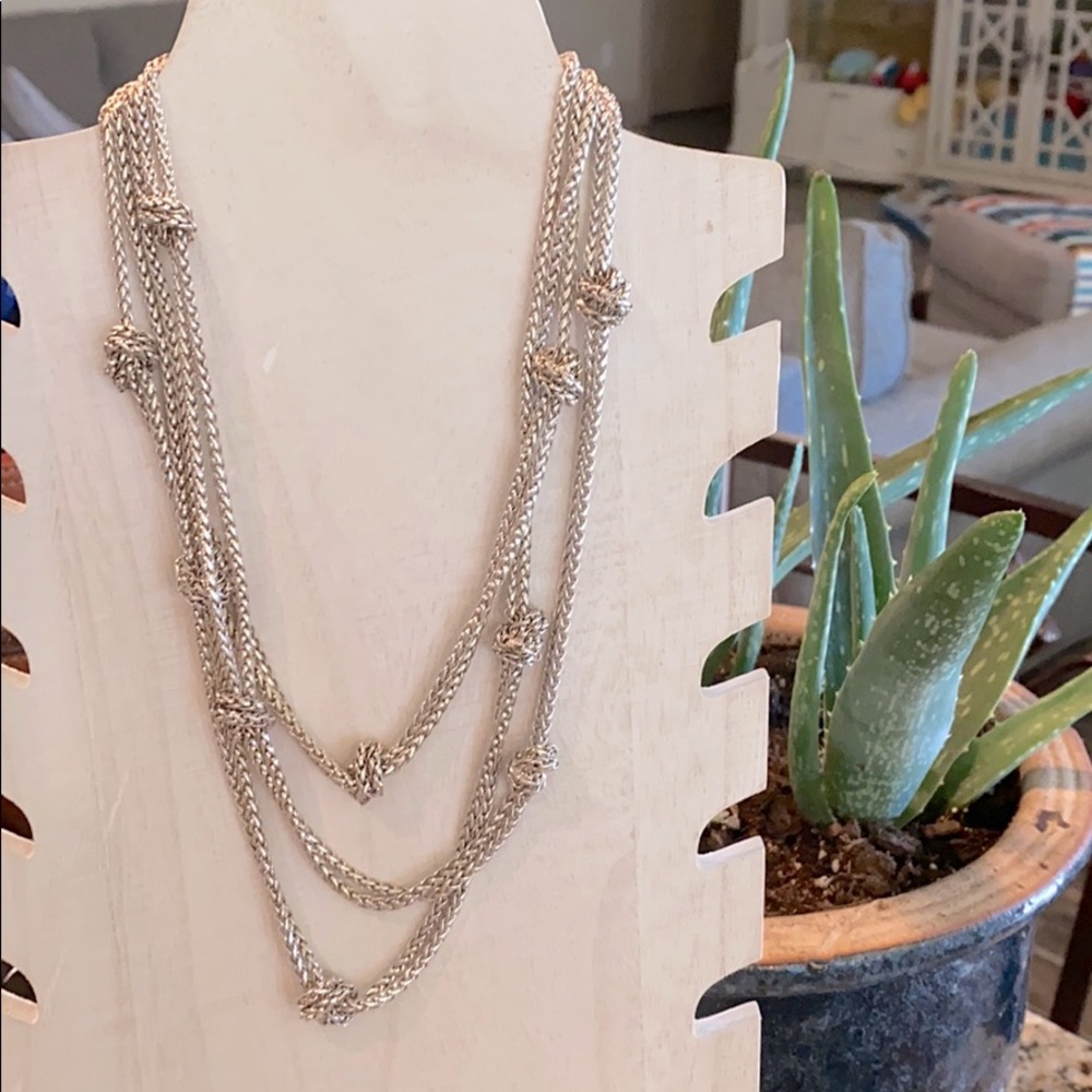 BUNDLE ONLY 3 Strand Knotted Chain Necklace
